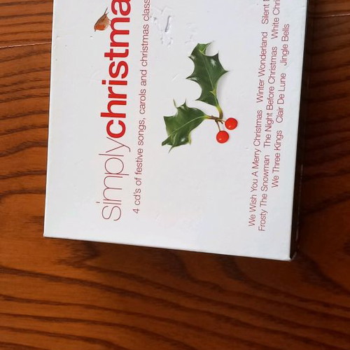 Christmas songs CD used, set of 4