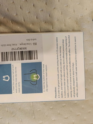 Anti-Snoring Device new, pack of 6 pieces