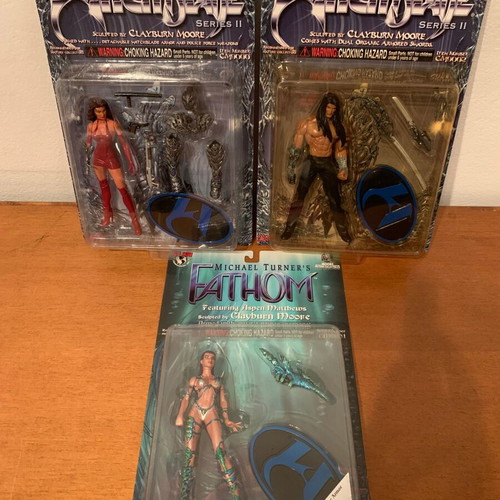 Witchblade figures new full set Series 2 Clayborne Moore 1999