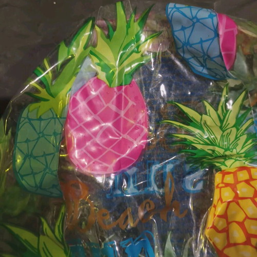 Beach Ball with Pineapple Design 51cm like new