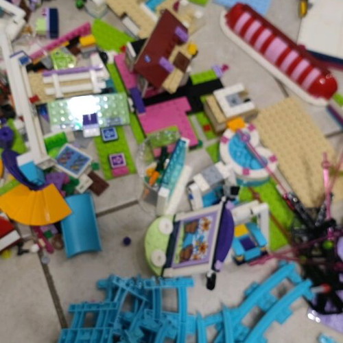 Lego 41130 amusement park used with missing pieces
