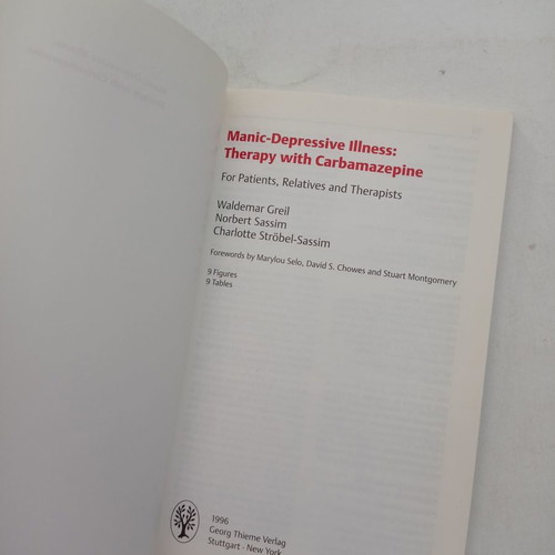Manic-Depressive Illness book used, English