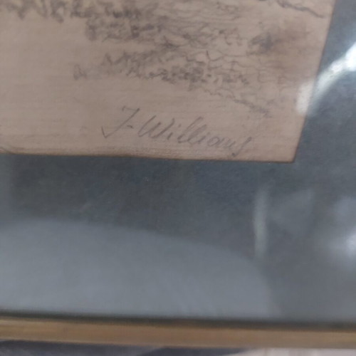 J.Williams Pencil Drawing Artwork like new