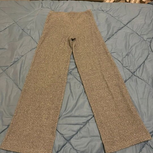 Knitted pants used, gray, size 10-12