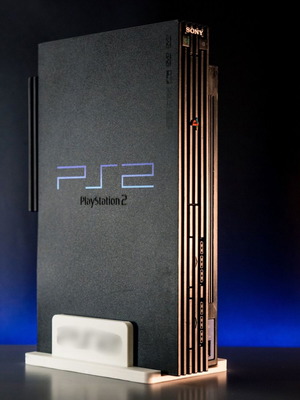 PlayStation 2 Fat support stand new 3D printed vertical display