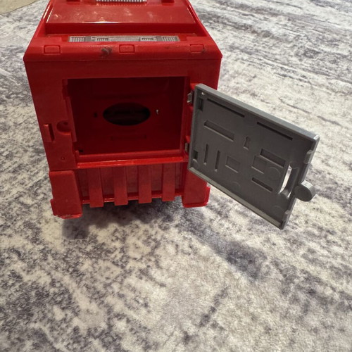 Fire truck toy used with sound, light, and water pump
