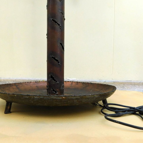 Vintage metal six-light floor lamp like new