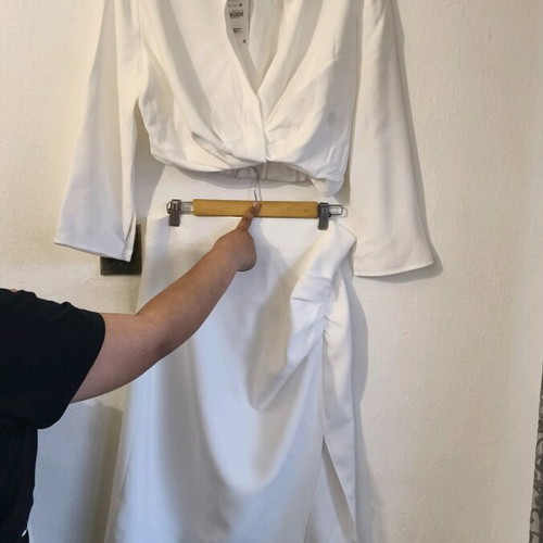 Zara top and skirt new, white set
