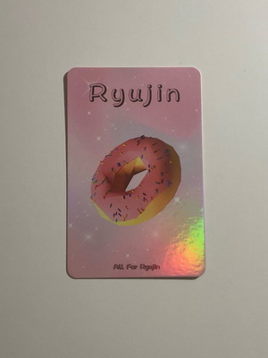 Ryujin lomocards new kpop Itzy