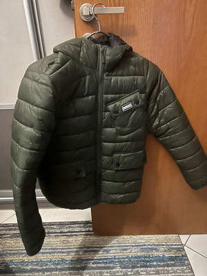 Barbour International jacket used, green, boys XL