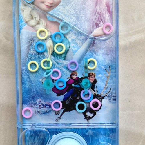 Frozen water game used