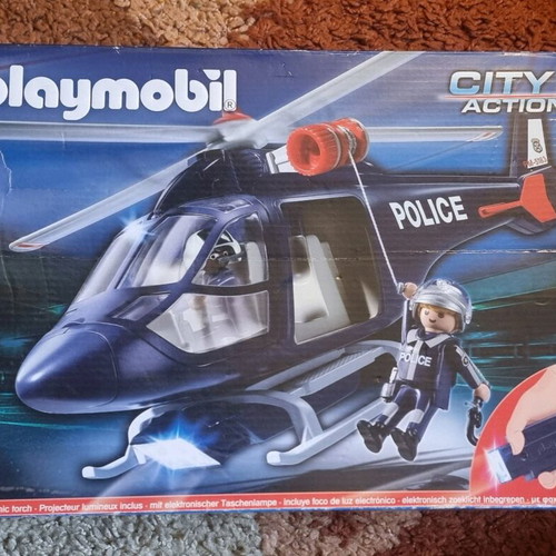 Playmobil 5183 police helicopter used