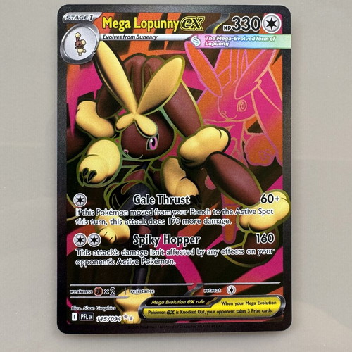 Pokemon Mega Lopunny ex Phantasmal Flames card new