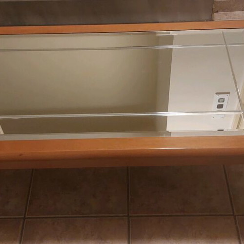 Coffee table used, solid wood 1.20×60