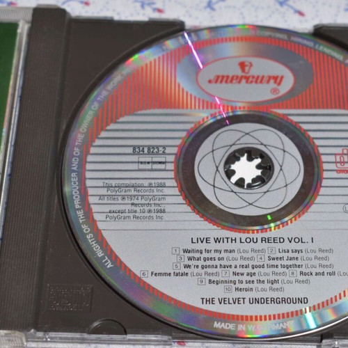 Velvet Underground Live 1969 Volume 1 CD used, rock
