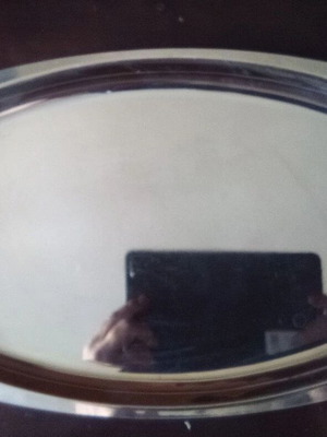 Неръждаем поднос за сервиране като нов 35×22