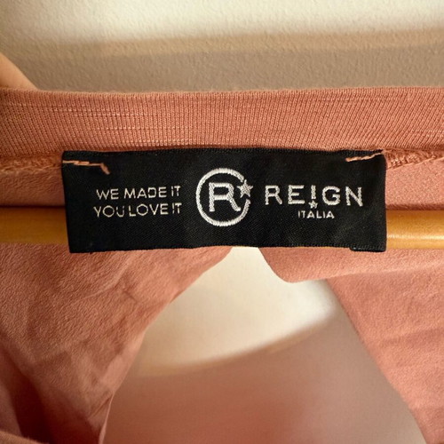 Reign blouse new with open back silk and viscose XS