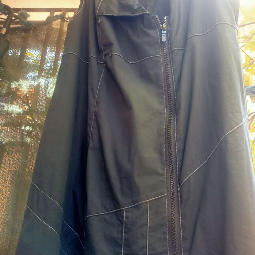 Jensen black dress, 65% cotton, size 42