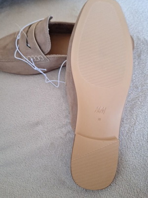 H&M women's sandals size 38 new brown