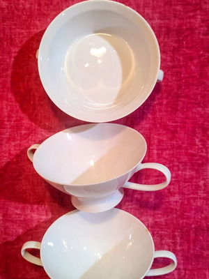 Rosenthal two large cups and one bowl with double handles