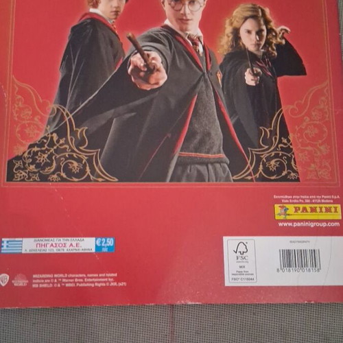 Harry Potter sticker album with poster, Panini