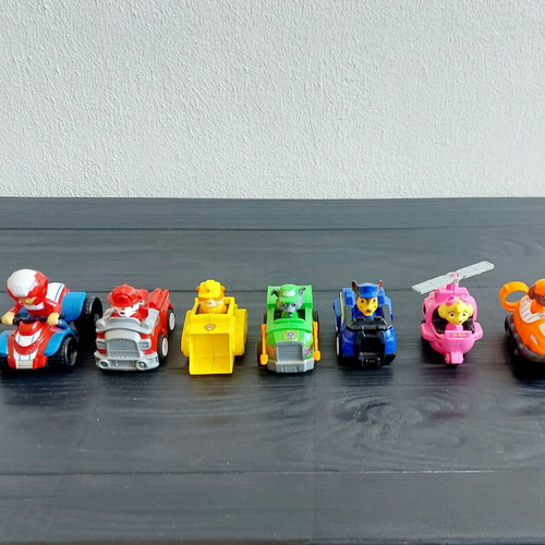 Paw Patrol παιχνίδια οχήματα, πακέτο 7 μη αυθεντικών παιχνιδιών