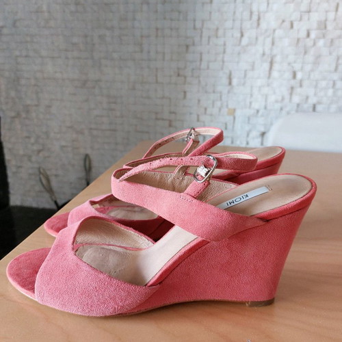 Pink platform sandals size 41 new