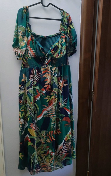 φόρεμα πράσινο plus size shein 3Xl  , καινούργιο , αφόρετο