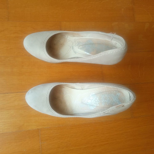 Xti pumps used, size 37, beige, medium to high heel
