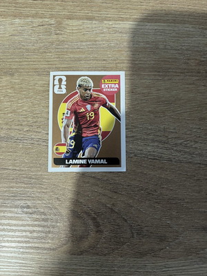 FIFA World Cup Lamine Yamal Extra Sticker Bronze in Excellent Condition