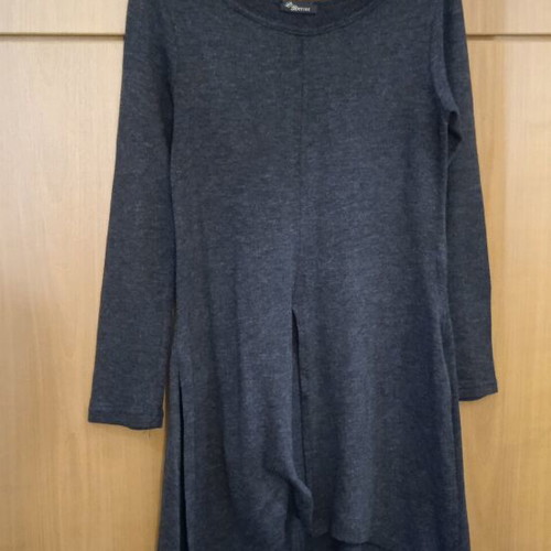 Winter dress gray soft, like new, sizes L and XL