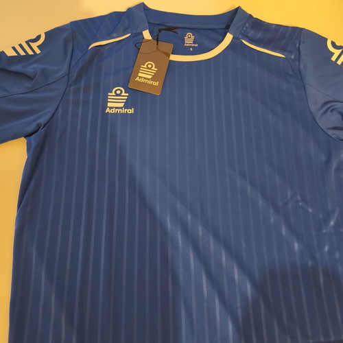 Admiral Men's Football Shirt Small New Blue
