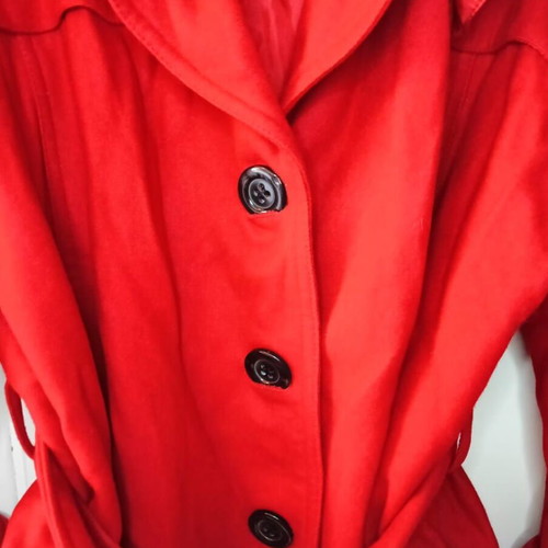 Red coat used, size XL