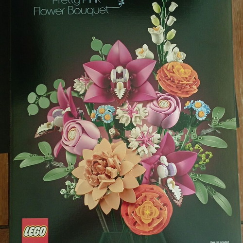 Lego Botanicals Pretty Pink Flower Bouquet new