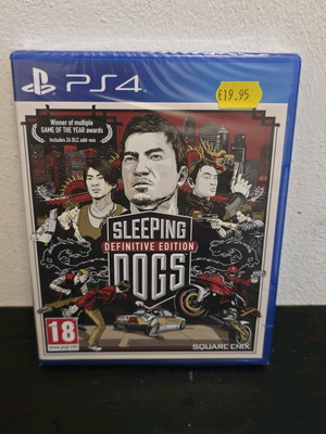 Sleeping Dogs Definitive Edition PlayStation 4 Game new with Artbook