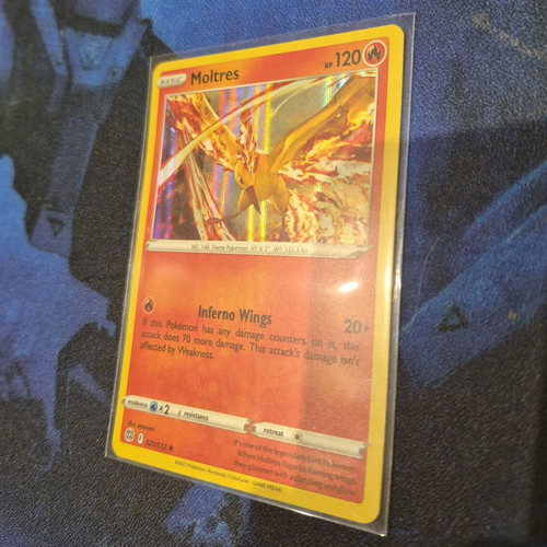 Pokemon Moltres Card 21/172 Holo Rare Brilliant Stars 2022 new