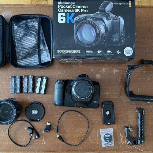 Blackmagic Pocket Cinema Camera 6K Pro Full Rig