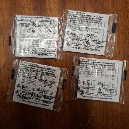Cheetos collectible temporary tattoos new