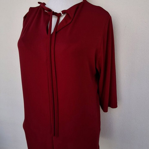 Blouse like new, burgundy, size L
