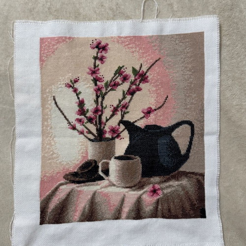 Handmade embroidery 24 x 26 cm