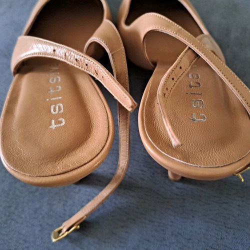 Tsitsivas beige pumps like new, size 41
