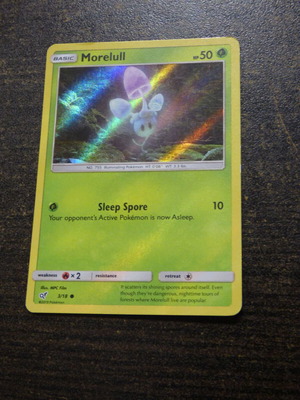 Morelull HP 50 3/18 Holo Pokemon Card μεταχειρισμένη