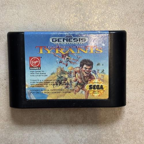 Tyrants Sega Genesis game