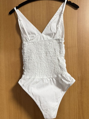Zara white bodysuit, XS
