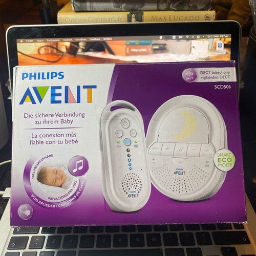 Philips Avent SCD506 used baby monitor with lullaby and communication