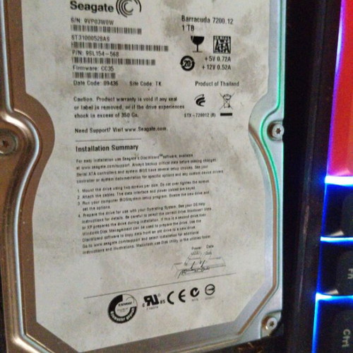 Seagate Barracuda 1TB HDD