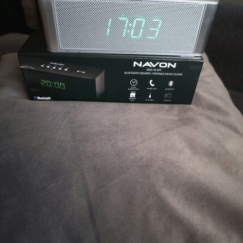 Navon Radio Clock with Bluetooth and NFC like new