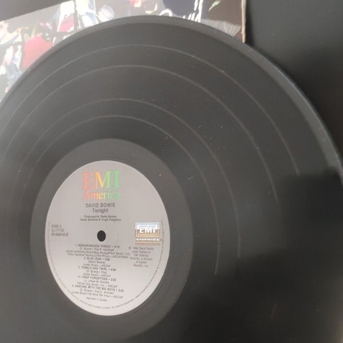 David Bowie Tonight LP like new, 1984 edition