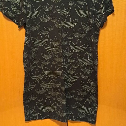 Adidas dress black with glitter like new, size M
