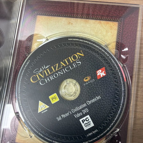 Sid Meier’s Civilization Chronicles PC edition used, missing one disc